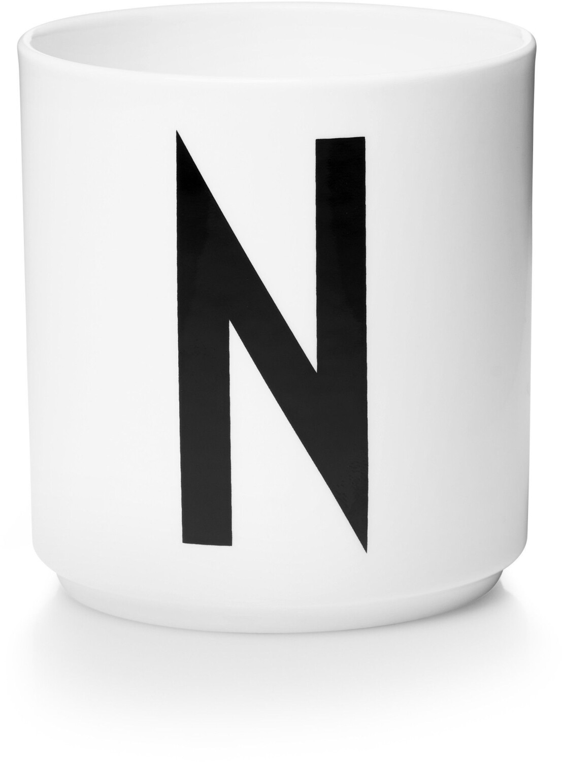 Design Letters AJ letters mug porcelain N Design Letters white / black