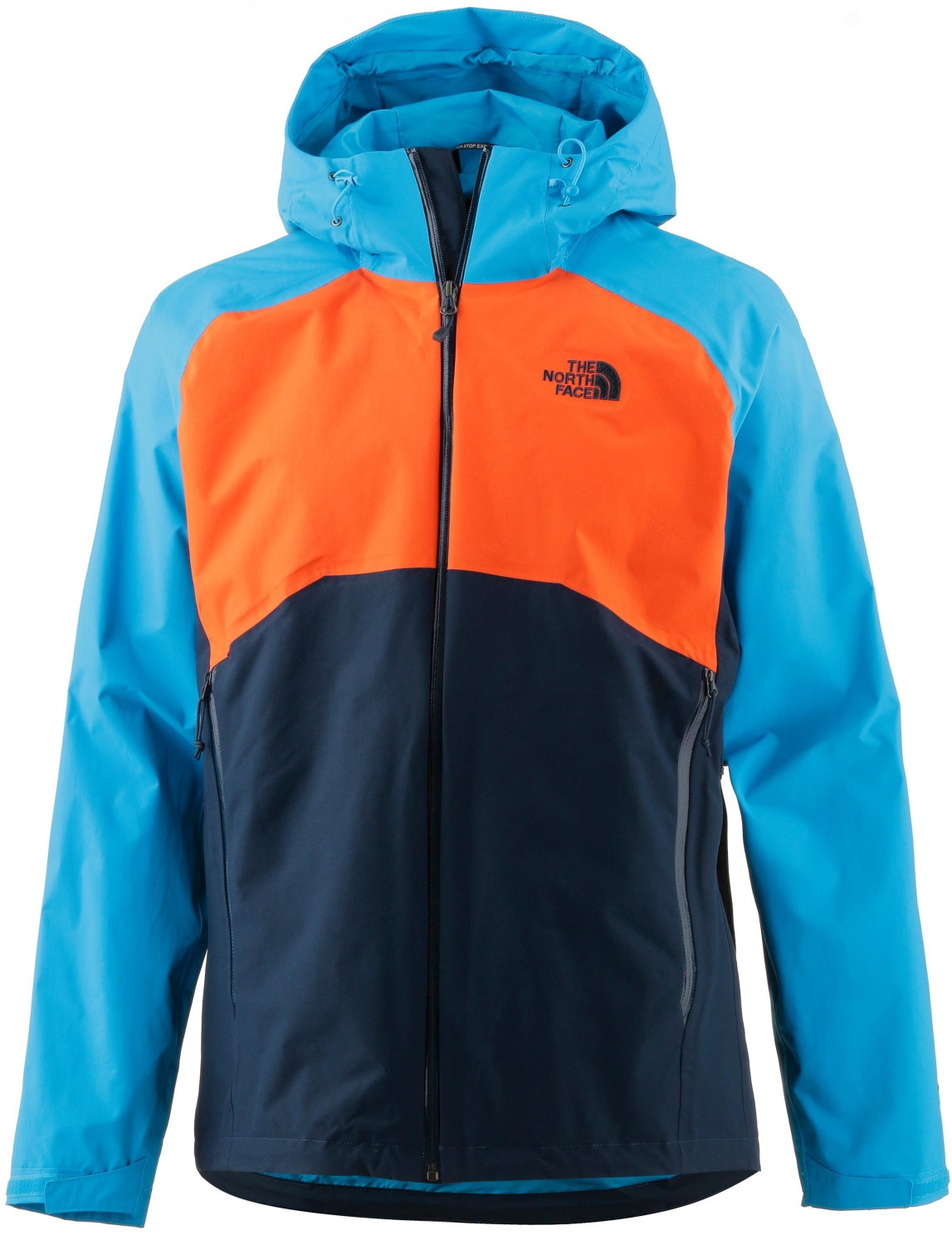 The North Face Men's Stratos Jacket urban navy / persian orange / hyper blue