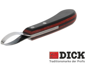 Dick Hufmesser Champion-Curved 2462 Links-Kurz-Schmal Gekröpft 65 X 8 Mm 