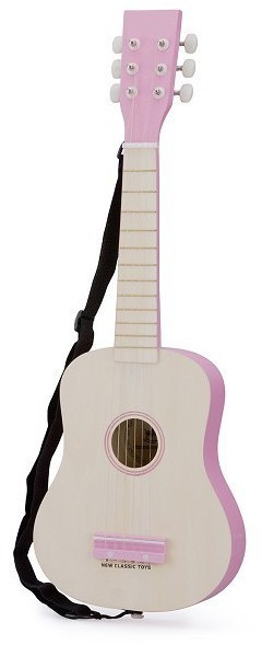 New Classic Toys Guitare de luxe naturel/rose (10302)