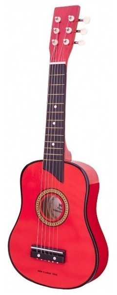 New Classic Toys Guitare de luxe rouge (10303)