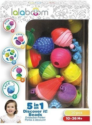 Carletto Lalaboom 5in1 Pop Beads (30 pcs)