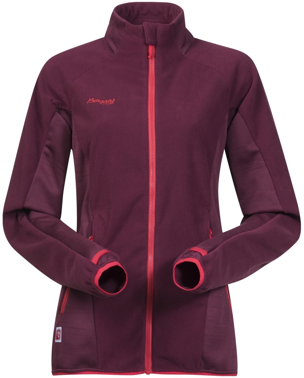 Bergans Cecilie Fleece Jacket dark cherry-strawberry