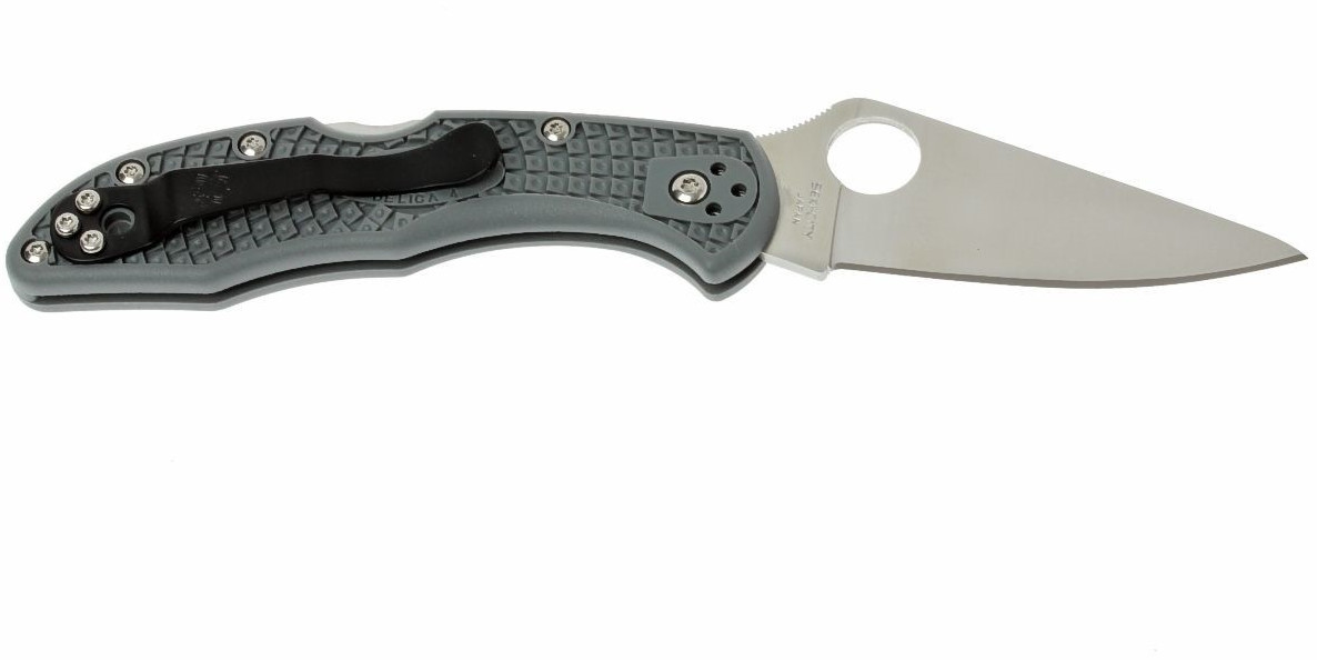 Spyderco Delica 4 (plain edge, frn, grey)