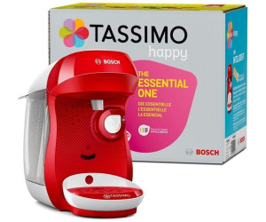 colore: Rosso/Bianco Macchina da caffè 1400 Watt TASSIMO Bosch Happy TAS1006GB 0,7 litri 