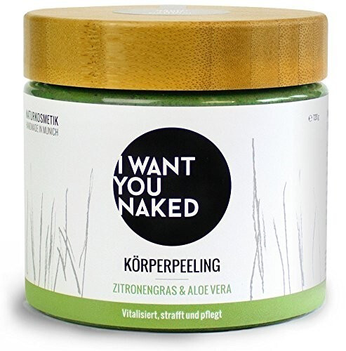 I Want You Naked Body scrub lemongrass & aloe vera (720ml)
