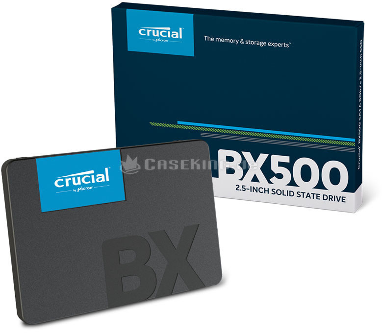 SSD 1To Crucial BX500 Sata 3 540Mo/s 500Mo/s