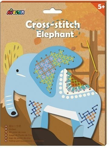 Avenir Kids Cross Stitch Elephant