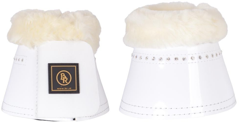 Bieman Bell boots Sheepskin Lacquer white S