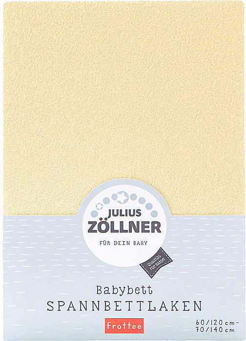 Julius Zöllner Fitted sheets Jersey 70x140cm - banana