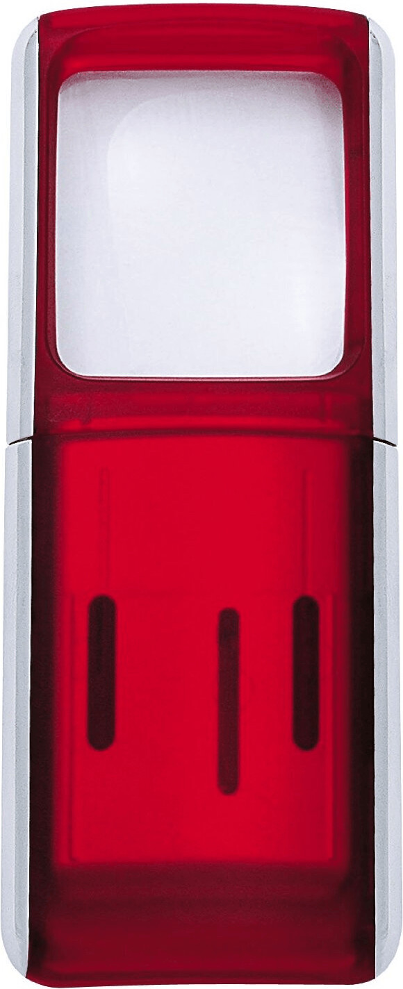 Wedo Loupe rectangulaire à éclairage LED 3x