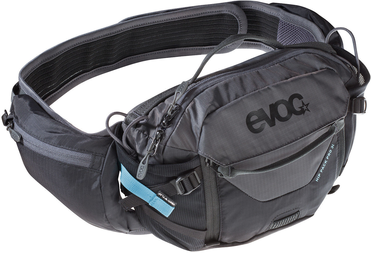 Photos - Bum Bag Evoc Hip Pack Pro 3L Black/Carbon Grey 