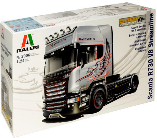 Italeri Scania R730 V8 Streamline Silver Griffin (3906)