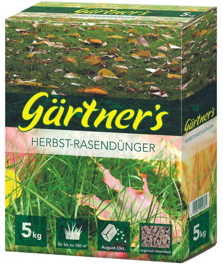 Gärtner's Herbst-Rasendünger 5 kg ab 8,52 € | Preisvergleich bei idealo.de
