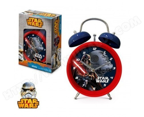 Disney Réveil 2 cloches Star Wars Darth vader