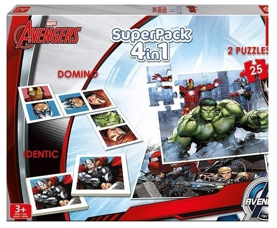 Educa Borrás Super Pack 4 in 1 Avengers (16692)