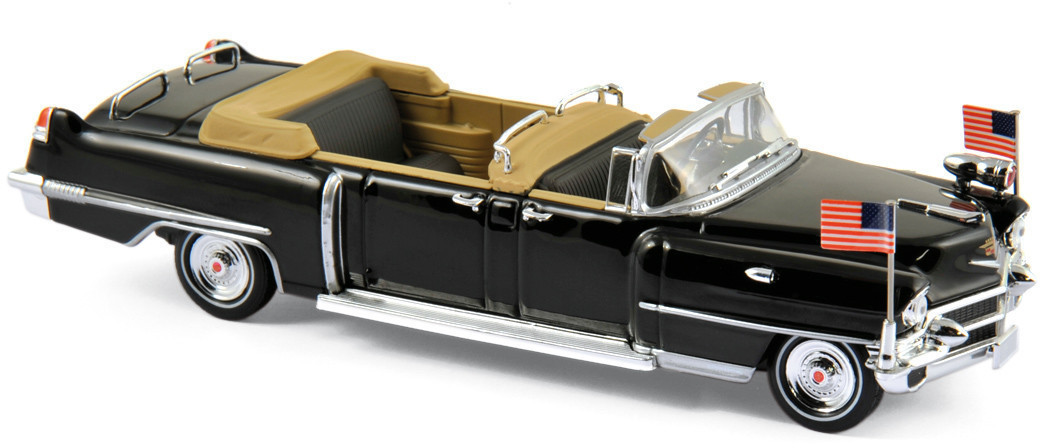 Norev Cadillac Queen Elisabeth II 1956 noir 1:43 (910029)
