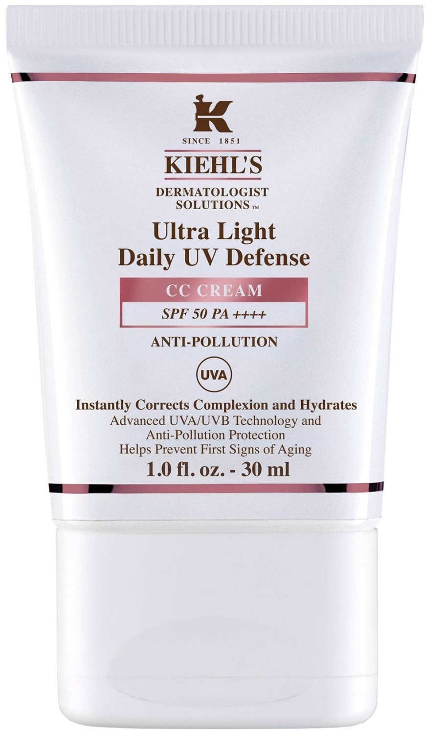 Kiehl’s Ultra Light Daily UV Defense CC Cream SPF 50 PA+++ (30ml)