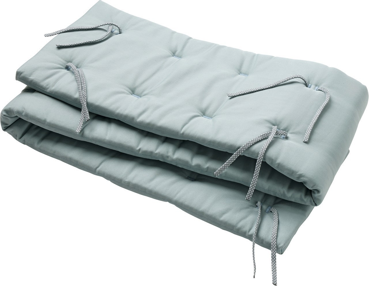 Leander Linea cot bumper - Misty blue