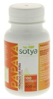 Sotya Papaya with pineaple stems (100 tabs.)