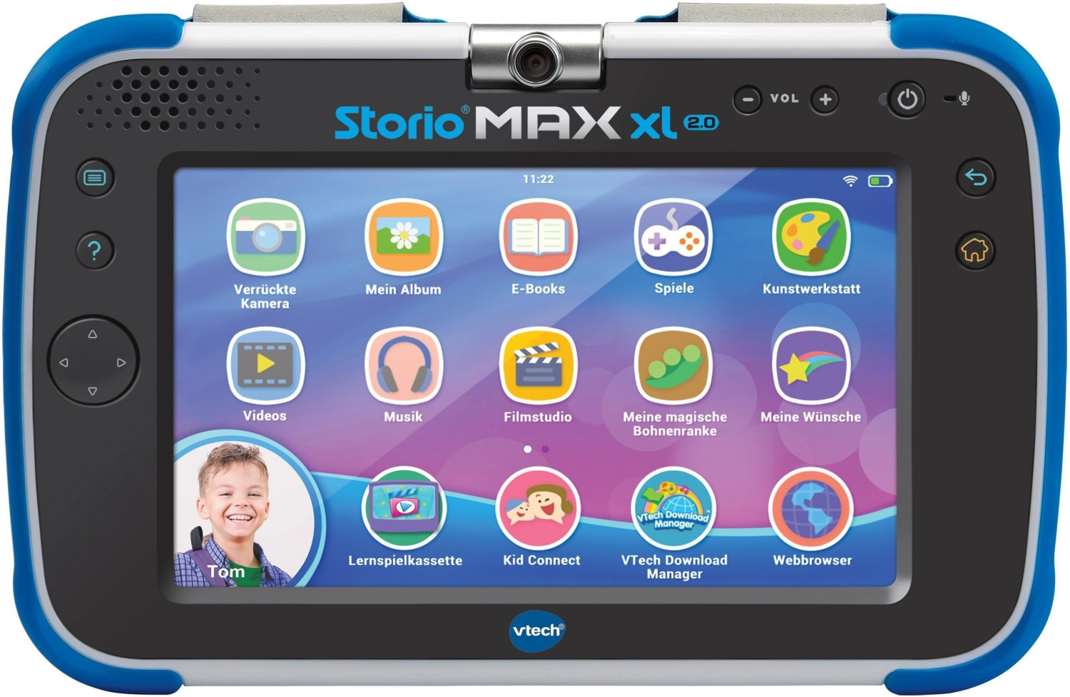 VTECH - Console Storio Max 2.0 5 Bleue - Tablette Éducative