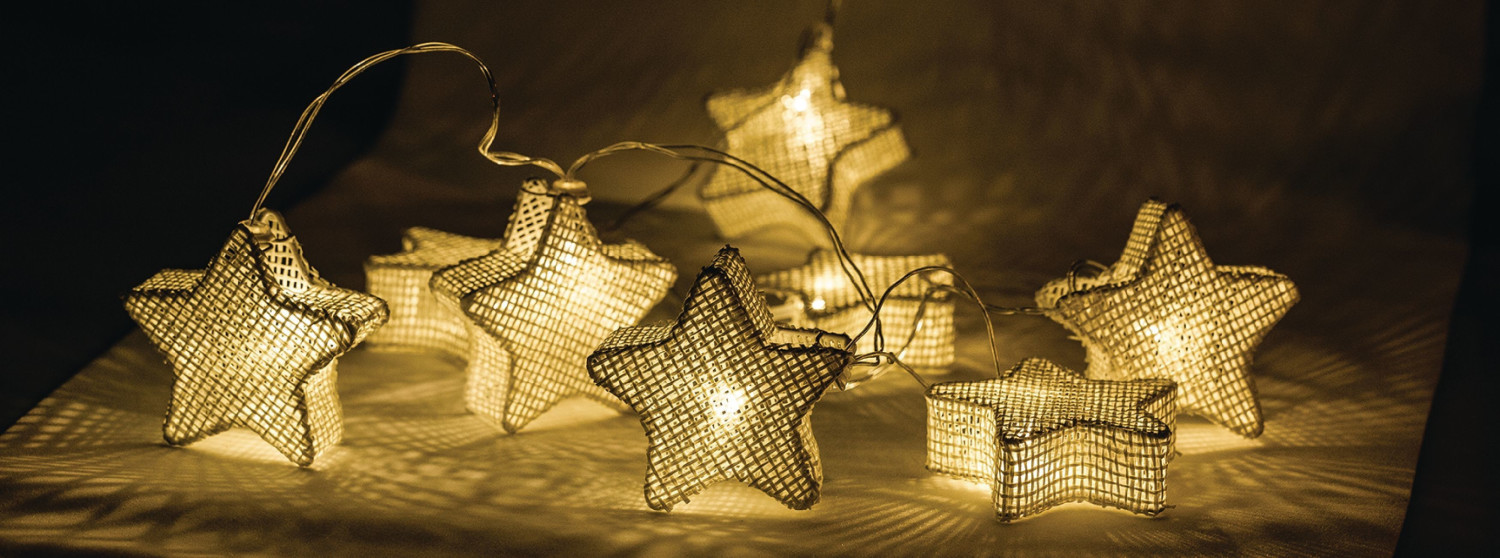 HQ LED Light Chain with 10 stars