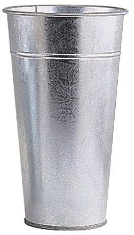 Aubry Gaspard Vase en zinc rond hauteur 55 cm