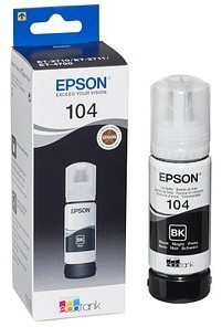 Pack Bouteilles EPSON 104 / C13T00P640 noir et couleur - bouteille d'encre  de marque EPSON