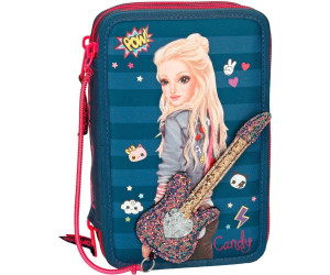 Depesche 3 Fach Federtasche Topmodel Candy Blau 006383 Ab