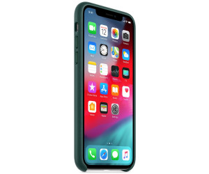 apple leder case iphone xs waldgrun ab 33 80 preisvergleich bei idealo de