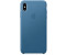 Apple Leder Case (iPhone Xs Max) Cape Cod Blau