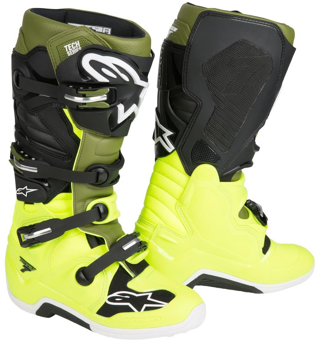 Buy Alpinestars Tech 7 Boot Yellow Fluo Green Black from 223.62 Today Best Deals on idealo