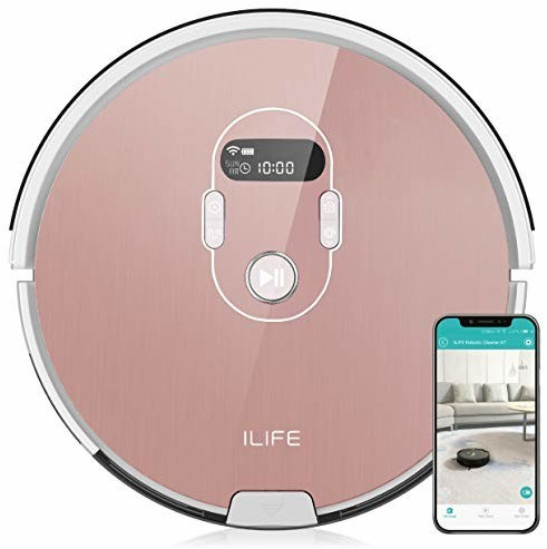 ILIFE A7 suction robot rose gold