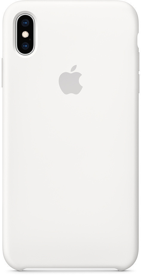 Apple Coque silicone (iPhone XS Max) blanc