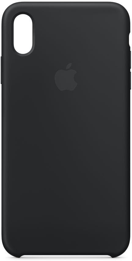Apple Coque silicone (iPhone XS Max) noir
