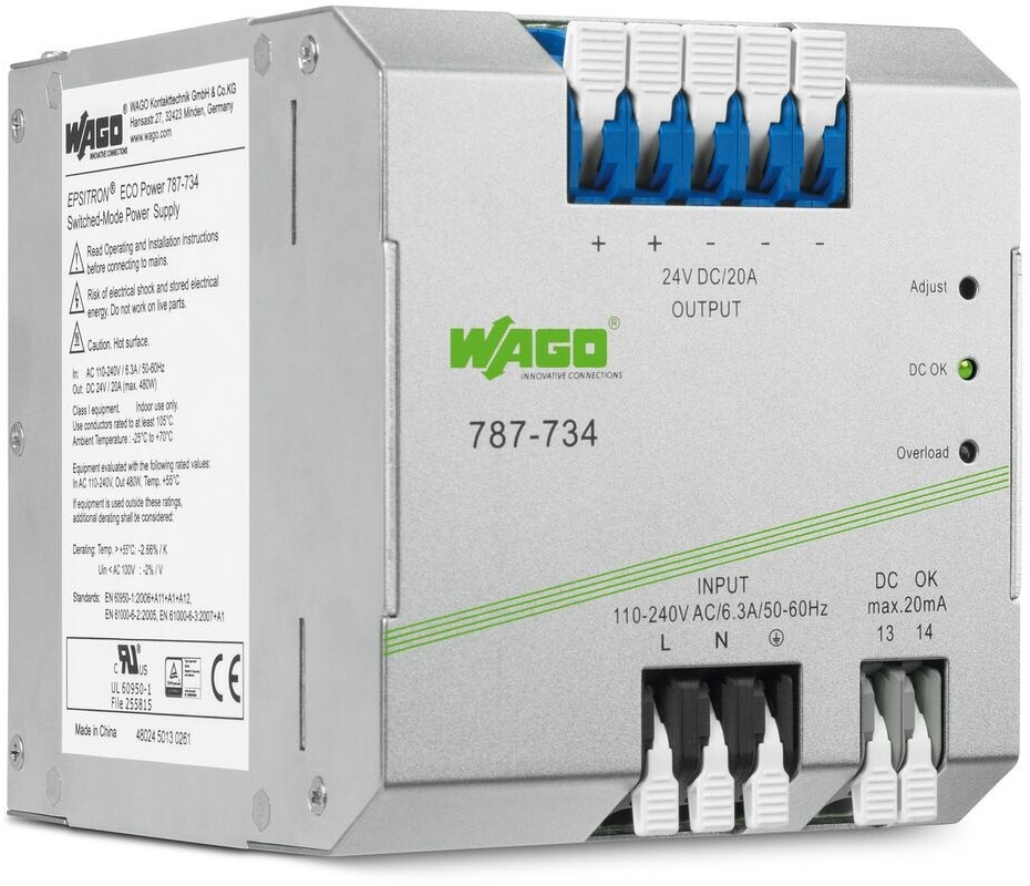 Wago 787-734 ab 144,12 € | Preisvergleich bei idealo.de