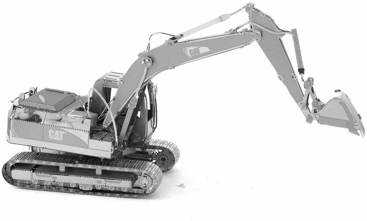 Maquette à Construire CAT Excavatrice - 3D - Métal - 3 feuilles - Sur carte  12x17 cm - Cdiscount Jeux - Jouets