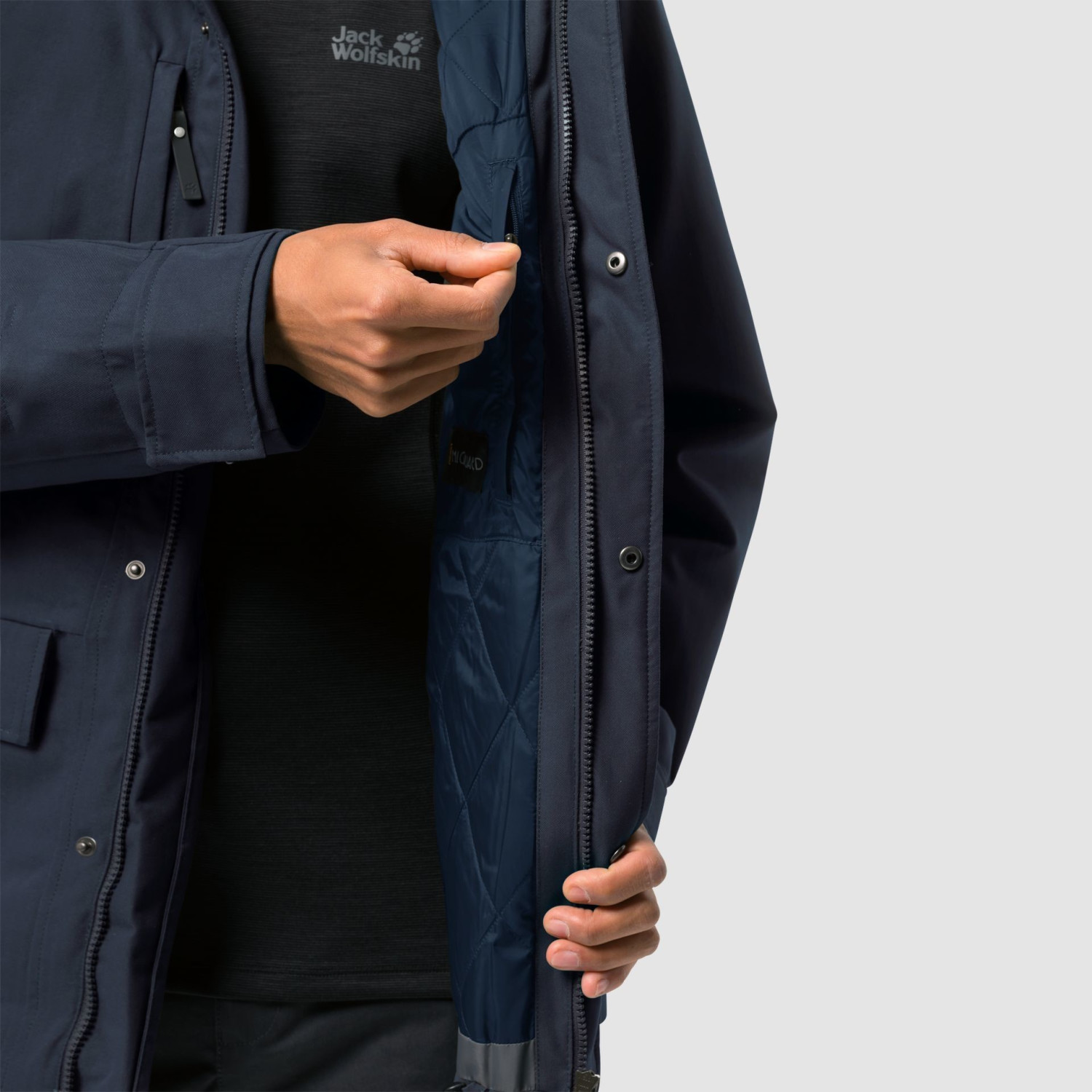 Jack wolfskin mens cragside jacket 2025 night blue