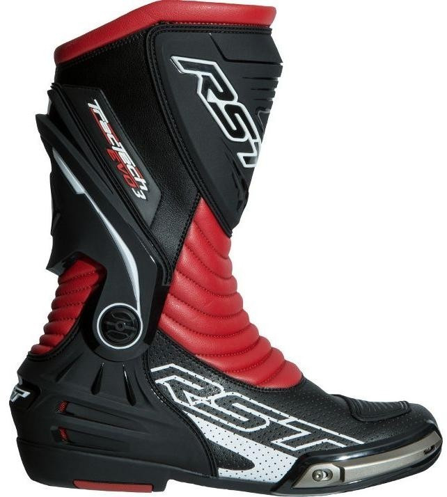 RST Bottes Tractech Evo 3 Sport CE Unisexe rouge/noir