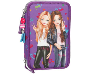 Depesche 3 Fach Federtasche Topmodel Herzen Lila 10073 Ab