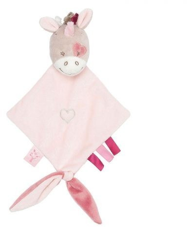 Nattou Mini doudou Jade la licorne