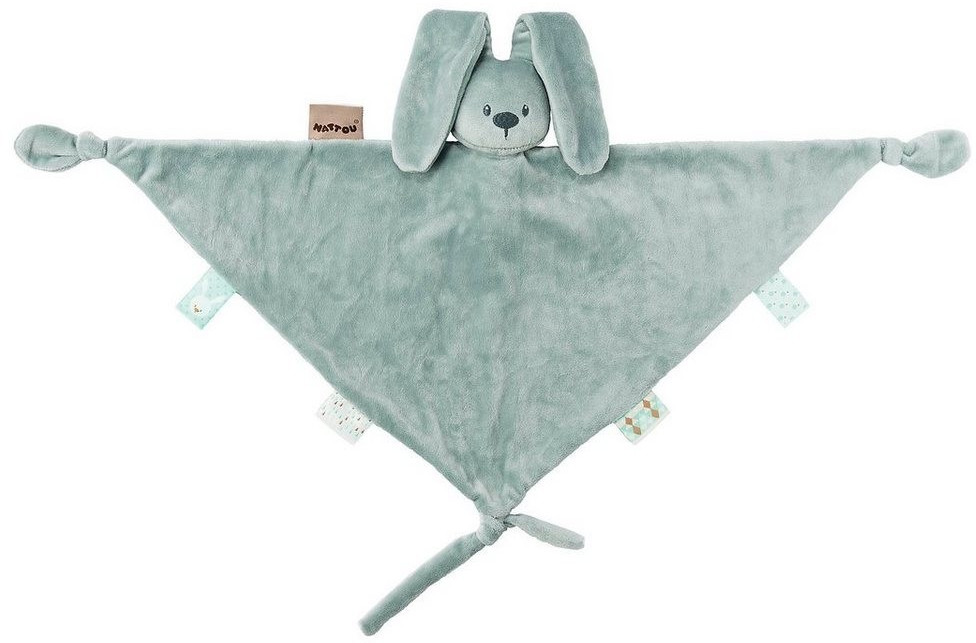 Nattou Maxi doudou vert de gris