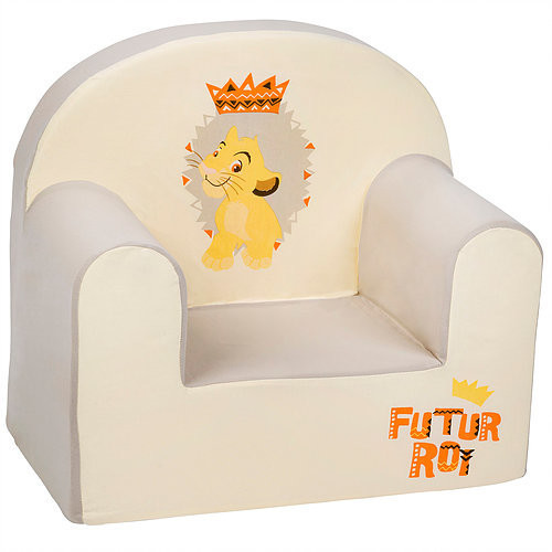 Babycalin Fauteuil droit enfant Disney Le Roi lion jaune