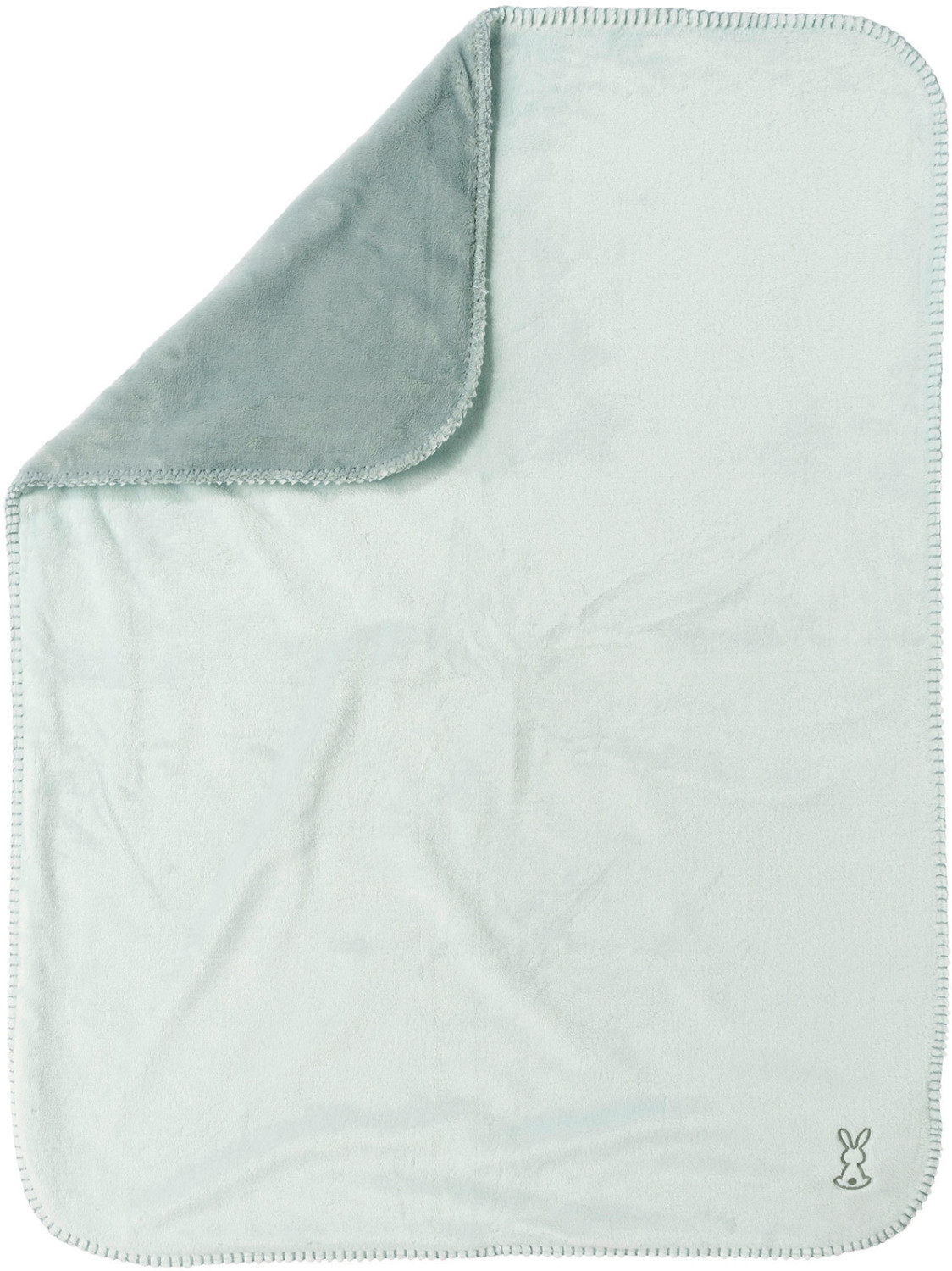 Nattou Couverture Supersoft x 100 cm menthe vert de gris Lapidou