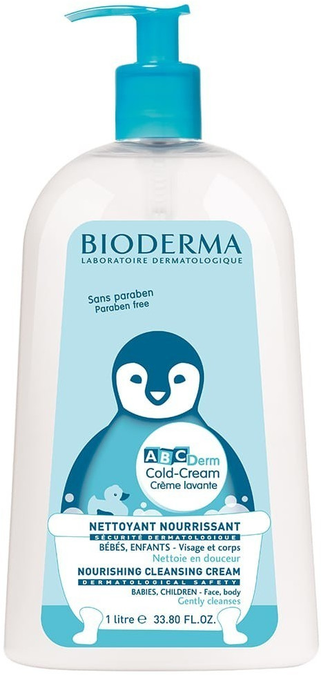 Photos - Baby Hygiene Bioderma ABCDerm Cold-Cream nourishing cleansing cream  (1 l)