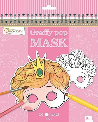 Avenue Mandarine Graffy Pop Mask Fille