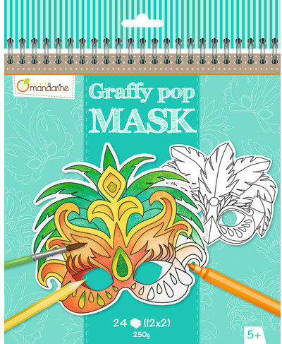 Avenue Mandarine Graffy Pop Mask Rio