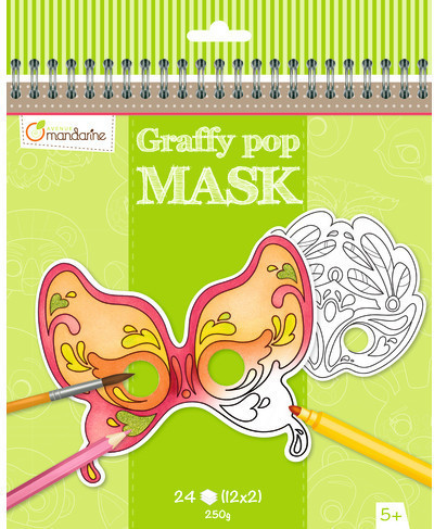 Avenue Mandarine Graffy Pop Mask Venise