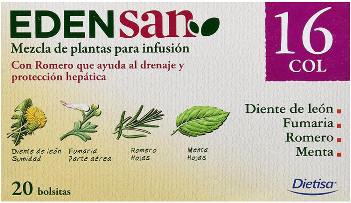 Edensan 16 COL tea (20 bags)