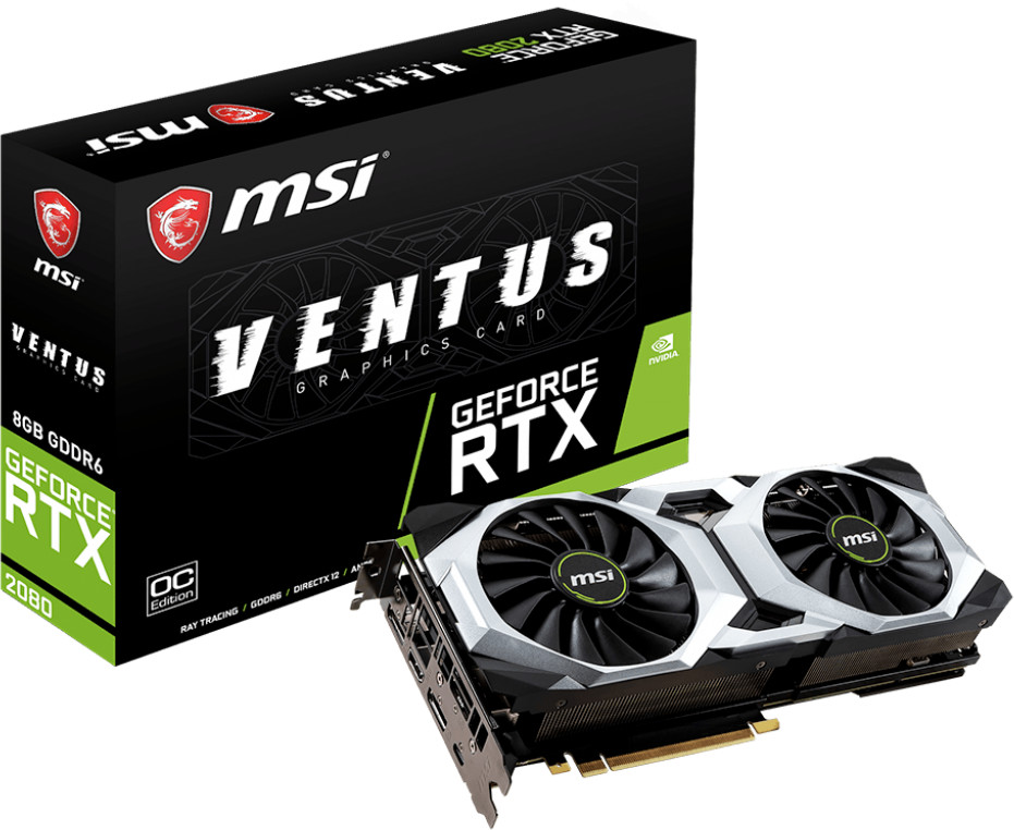 MSI GeForce RTX 2080 VENTUS OC 8 Go GDDR6